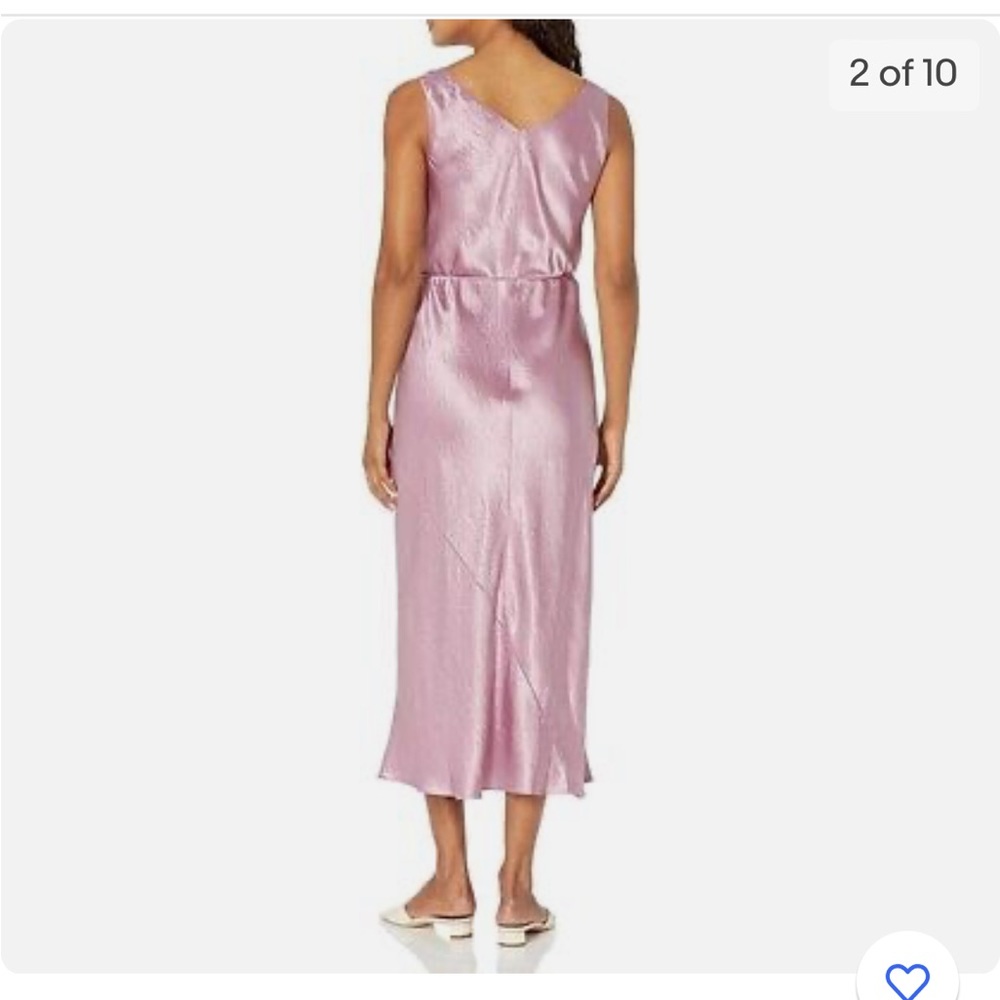 Vince double v neck dress NWT